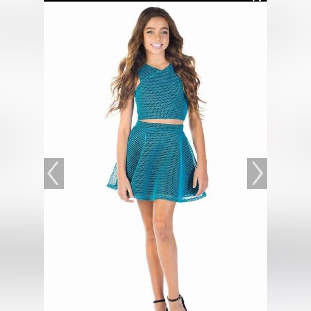 Juniors Girls two piece Miss Behave party dress set as worn by Kalani Hilliker!